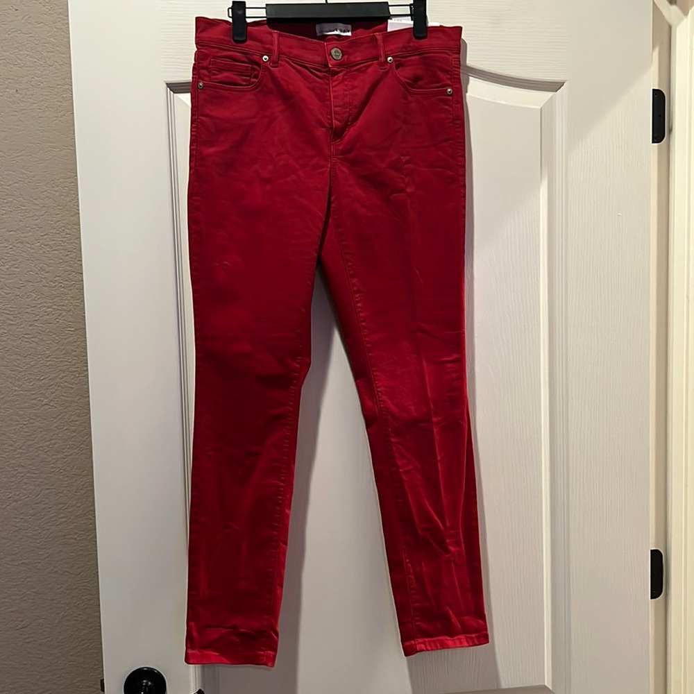 Loft dark reddish jeans - Picture 1 of 4